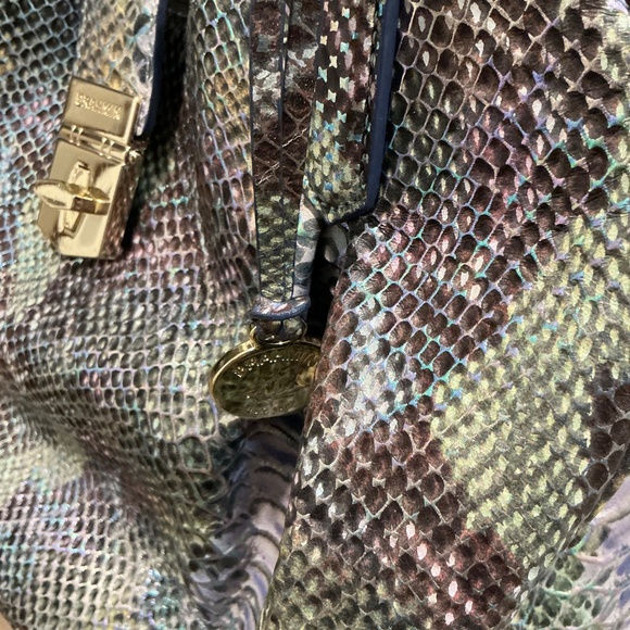 Brahmin metallic snake handbag - Picture 2 of 10